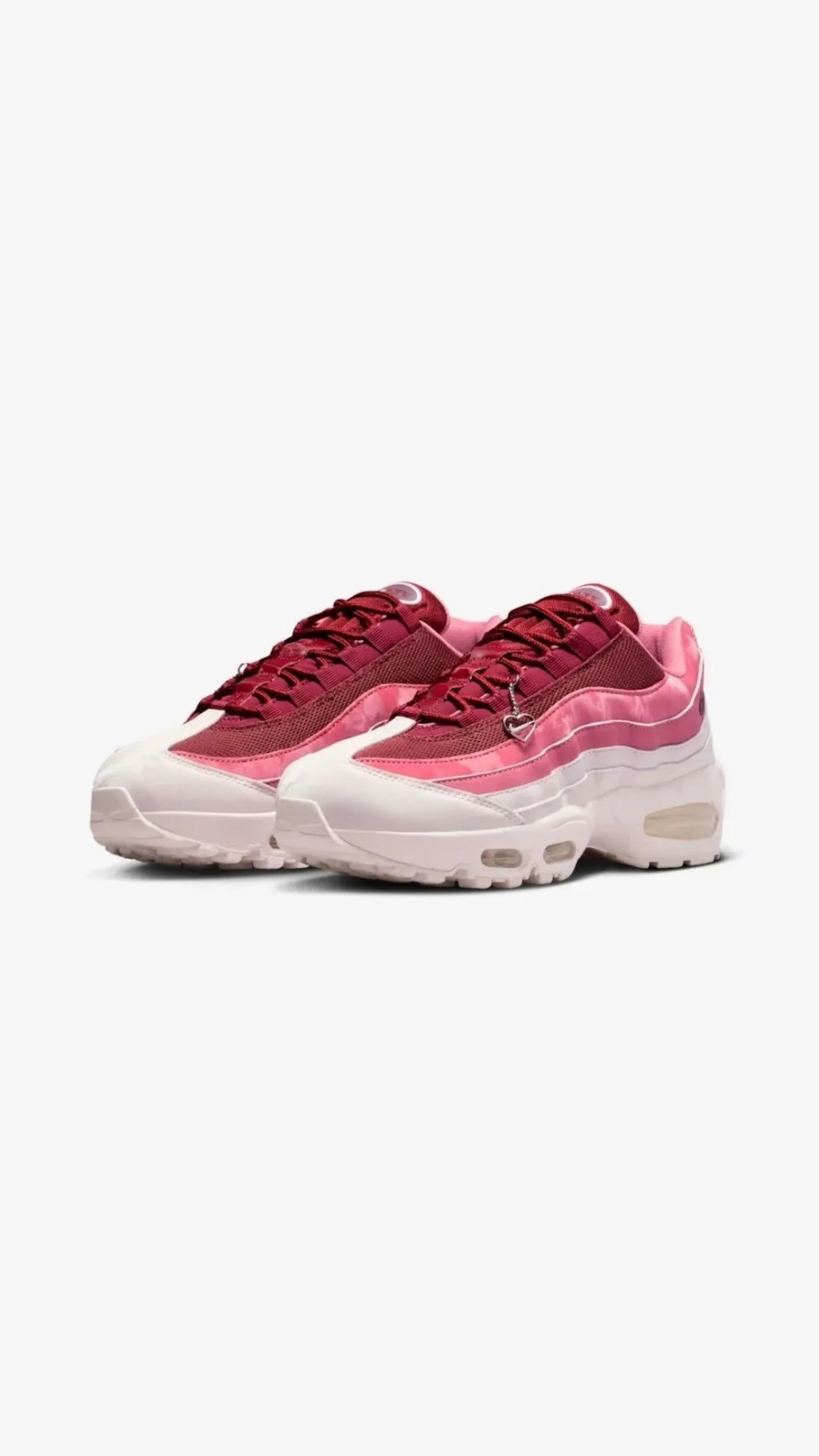 Nike Air Max 95 Big Bubble Valentine's Day Team Red Peony Pearl Pink — 36 / 37 / 38 / 39 / 40 / 41, Novo