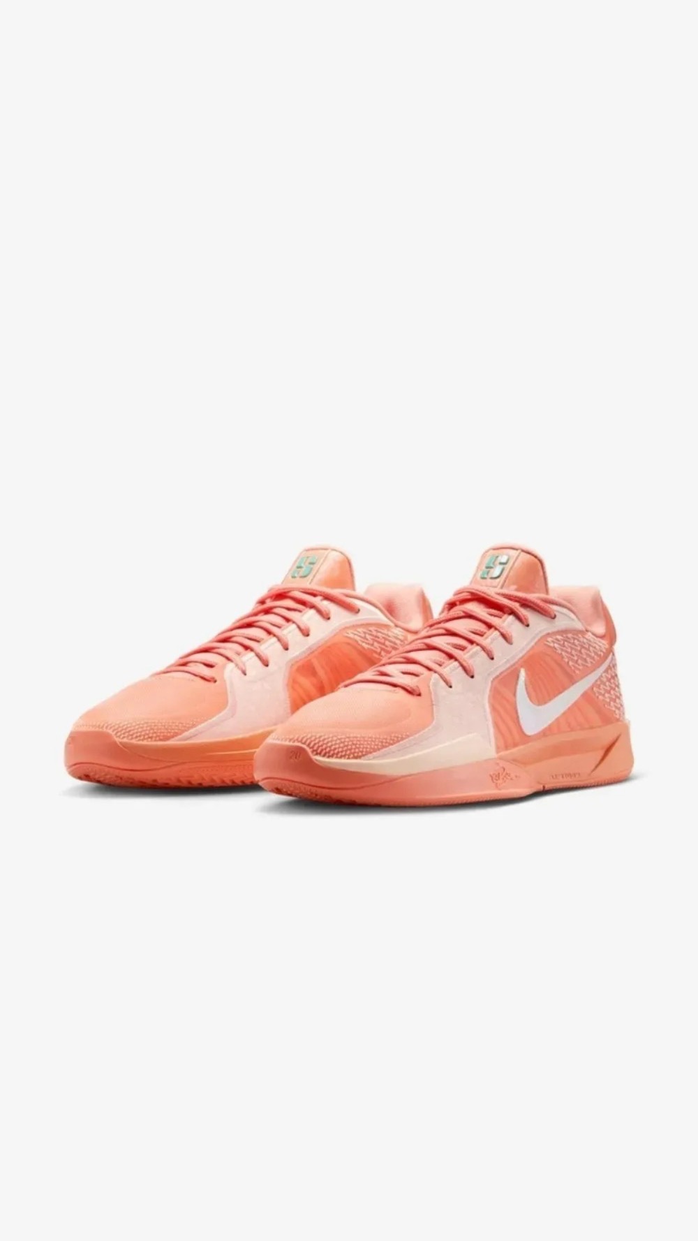 Nike Sabrina 2 Activate Apricot Agate Light Bone Washed Coral — 36 / 39 / 40 / 41 / 42, Novo