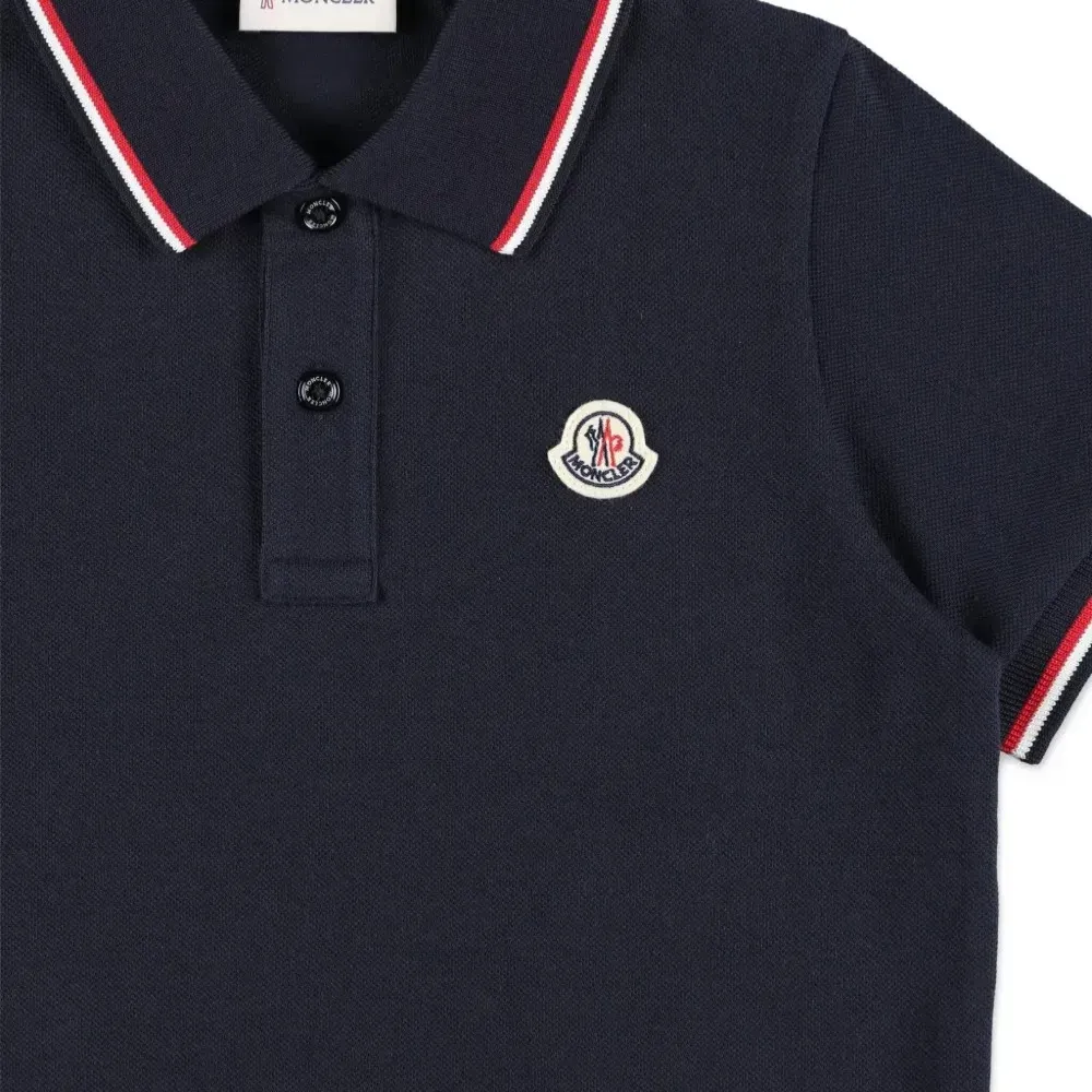 Camiseta Moncler Vintage Polo Enfant Navy - Droper