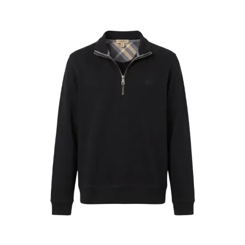 Jaqueta Burberry Vintage Quarter Zip Black - Droper