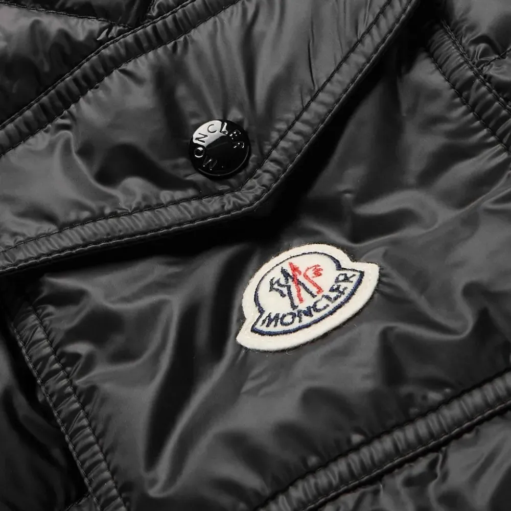 Jaqueta Moncler Vintage Lambot Quilted Shell Down Black - Droper