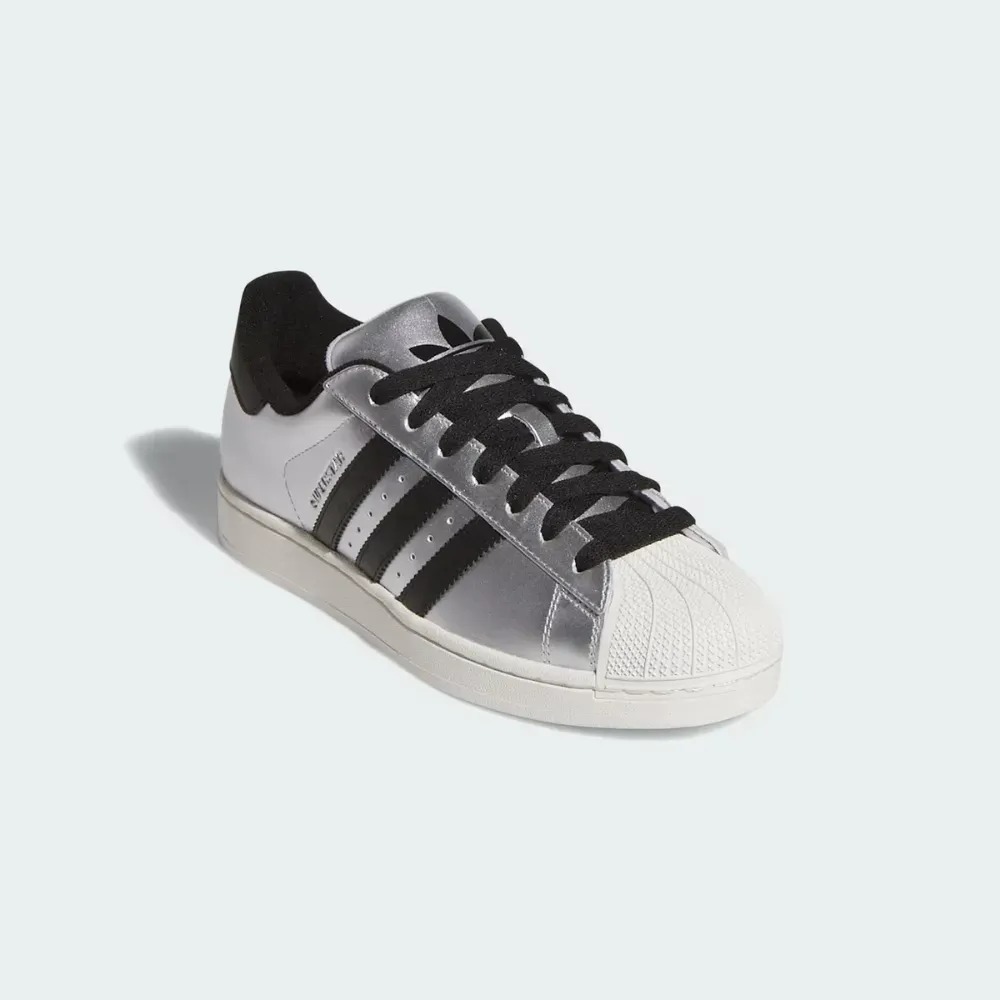 adidas Superstar II Silver Metallic Core Black — 37 / 38 / 39 / 40 / 41 / 42 / 43, Novo
