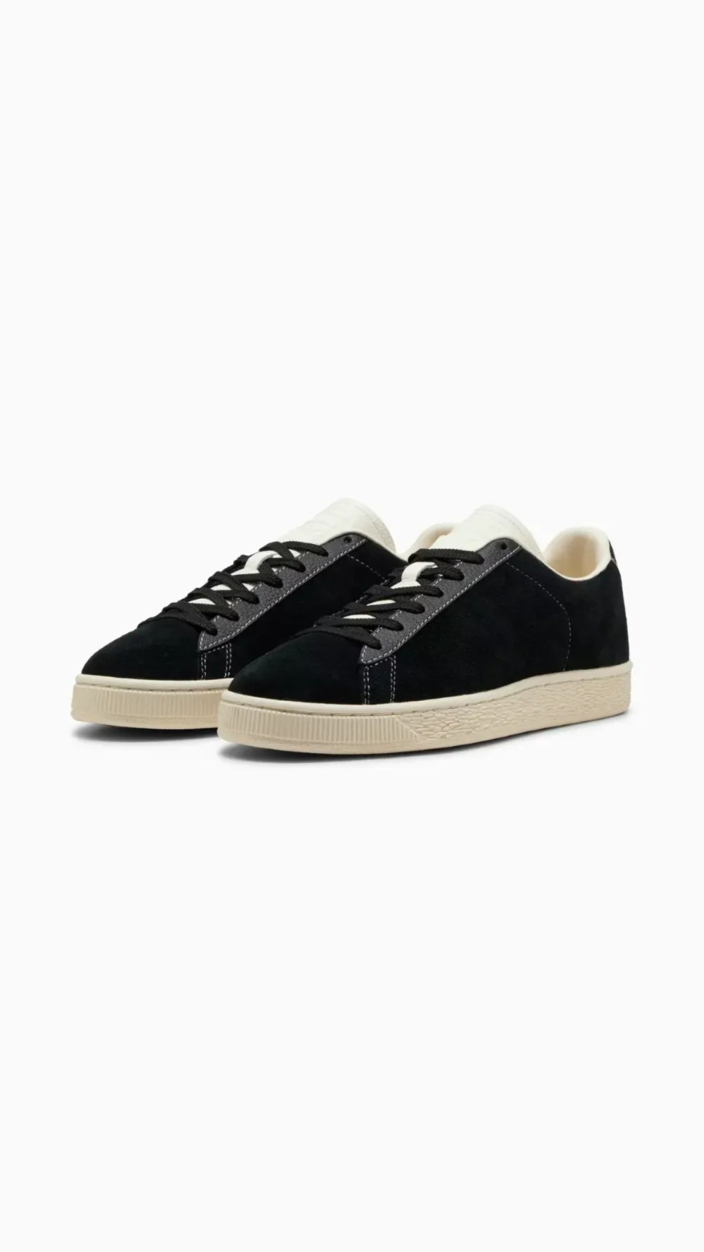 Puma Suede Icons Black Frosted Ivory — 40 / 41 / 42 / 43, Novo