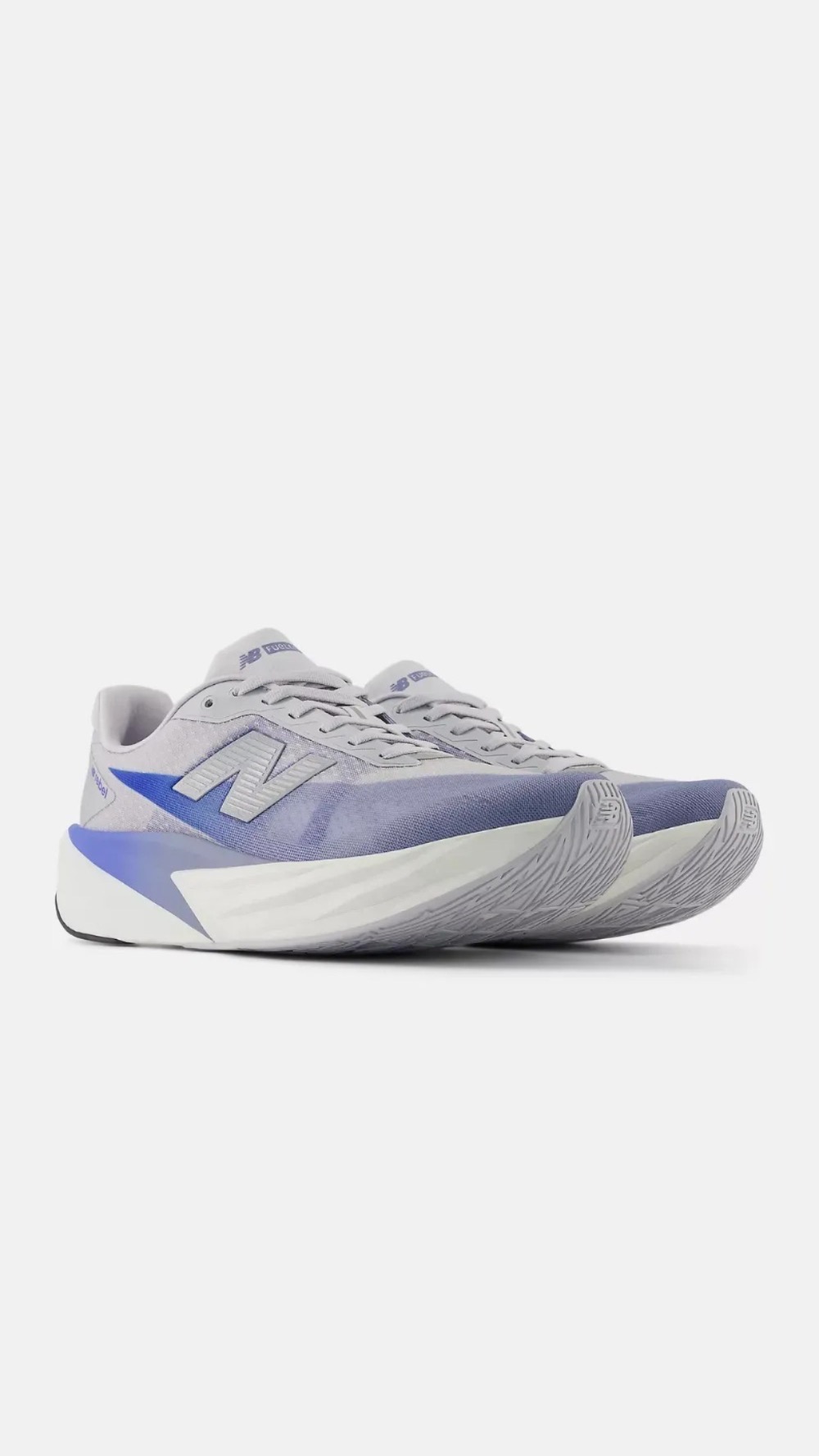 New Balance FuelCell Rebel v5 Pearl Grey Dusk Shower Blue Bird — 37 / 38 / 39 / 41 / 42 / 43, Novo