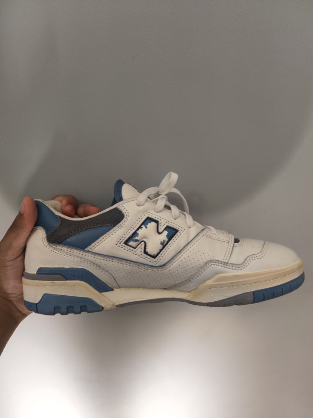 New Balance 550 Sea Salt Heron Blue Angora