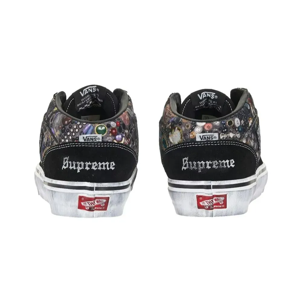 Mike Kelley x Supreme x Vans Half Cab Black SS26-W8 - Droper