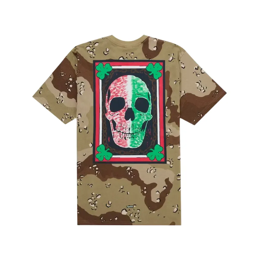 Mike Kelley x Supreme Camiseta Banner Chocolate Chip Camo SS26-W8