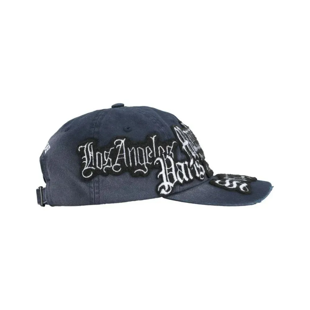 Boné Supreme City Patches 6-Panel Navy SS26-W8 - Droper