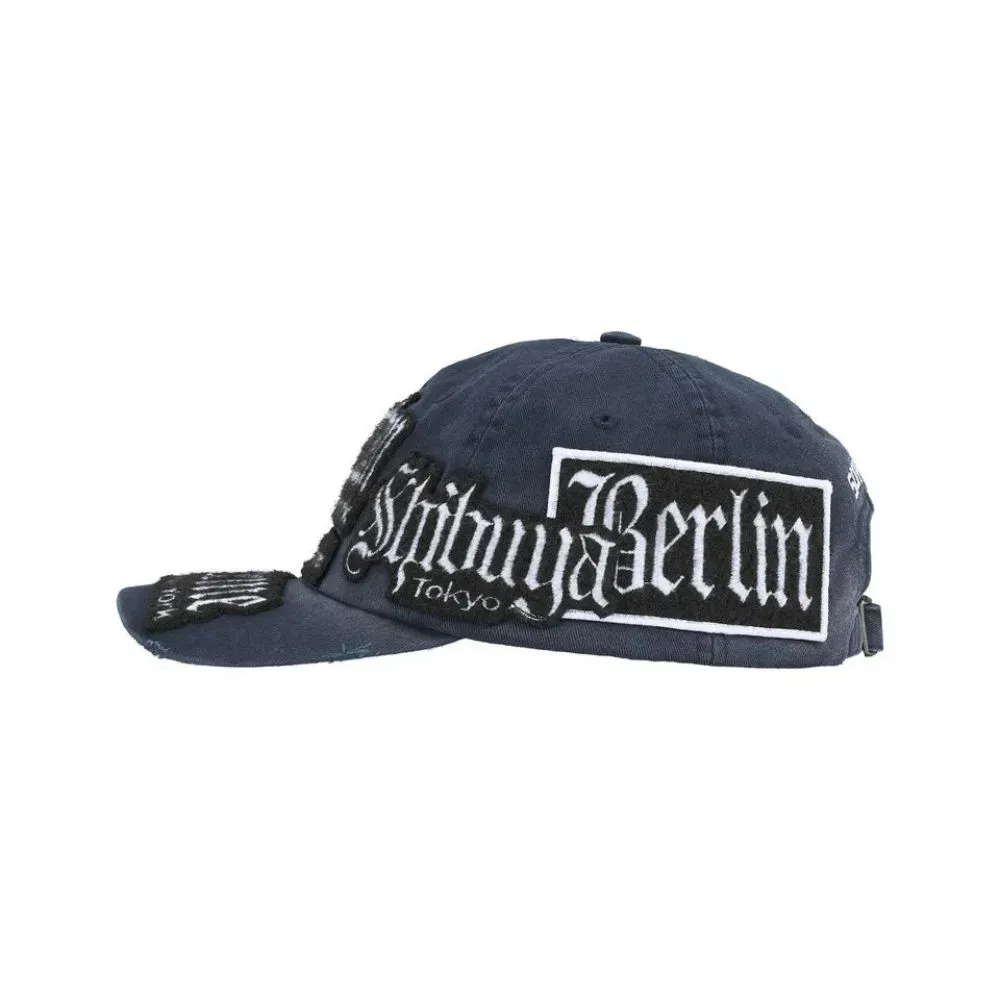 帽子 Supreme City Patches 6-Panel Cap Navy Boné Supreme City Patches 6-Panel Navy SS26-W8 - Droper