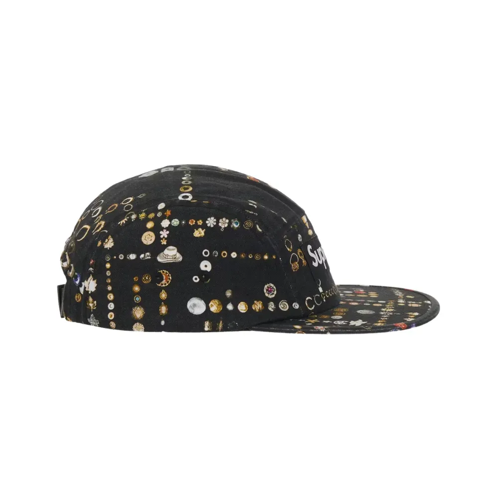 Mike Kelley x Supreme Boné Camp Cap Black SS26-W8 - Droper