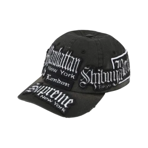 Maison Margiela x Supreme Boné Split 6-Panel Black - Droper