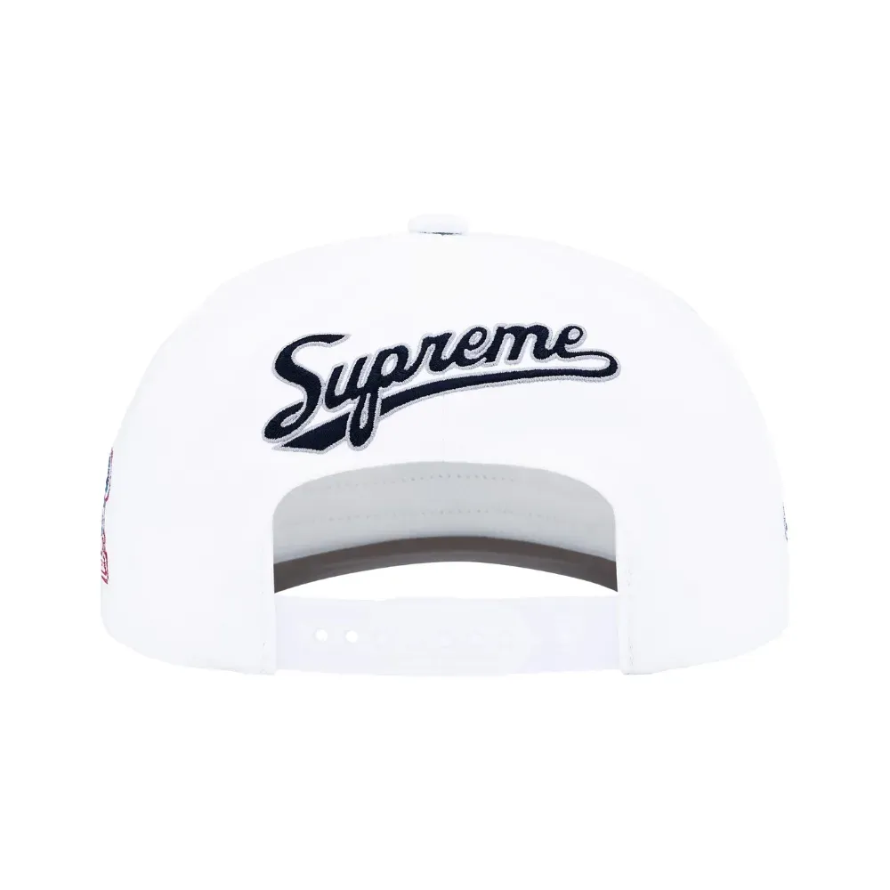 【新品】Supreme World Famous S Logo 6-Panel Boné Supreme World Famous S Logo 6-Panel White SS26-W8 - Droper