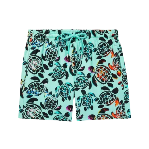 Shorts Vilebrequin Moorise Mid-Length Recycled Swim Blue