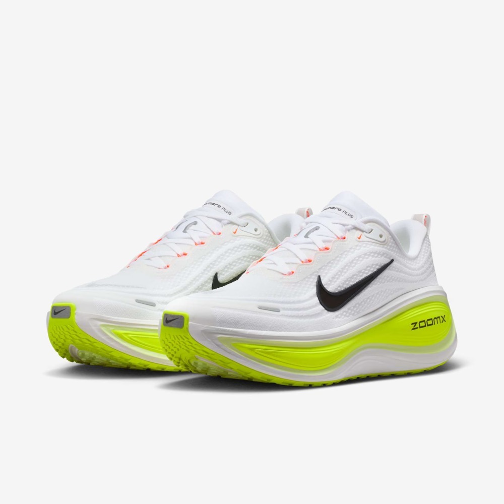 Nike Vomero Plus White Volt Barely Black — 37.5, Novo