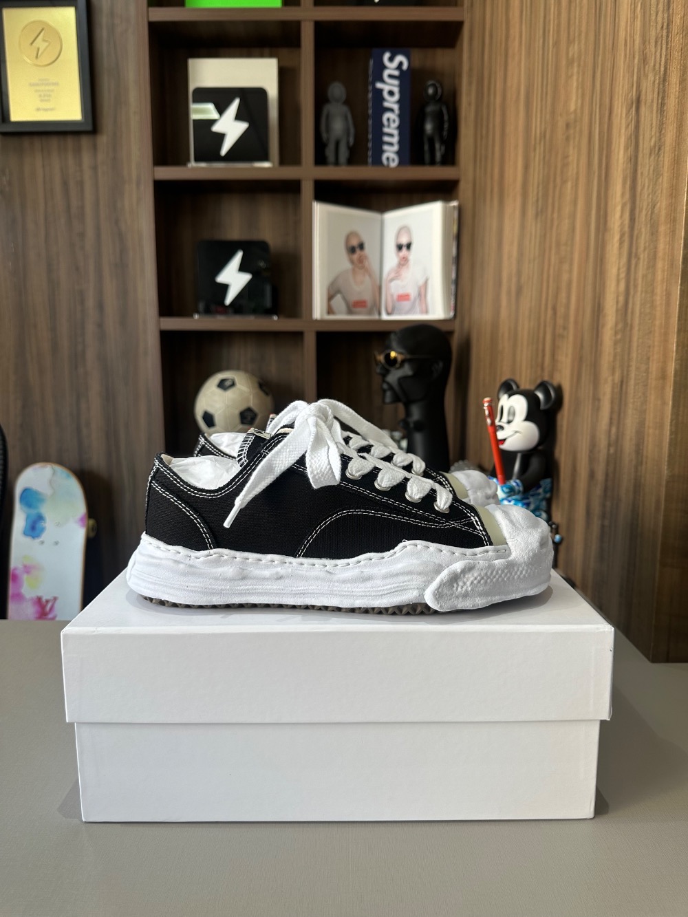 Mihara Yasuhiro Hank OG Sole Canvas Low Black