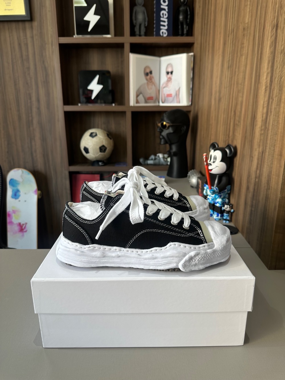 Mihara Yasuhiro Hank OG Sole Canvas Low Black