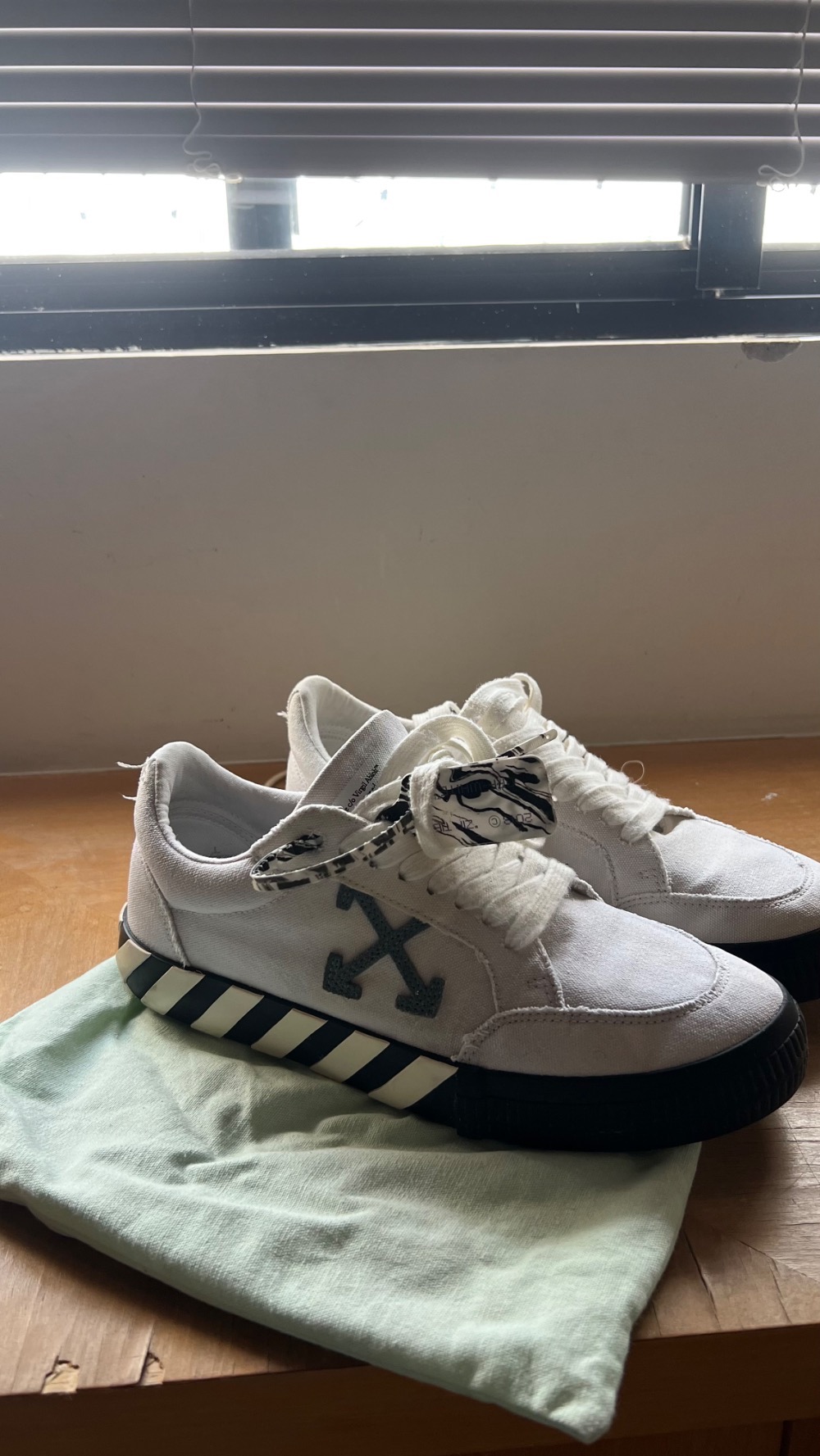 Off-White Vulcanized Low Canvas White