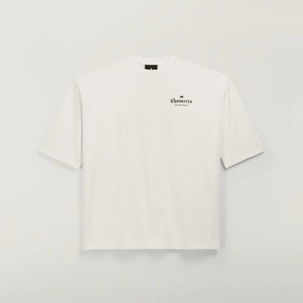Willy Chavarria x adidas Camiseta Logo Chavarria PV Off White - Droper