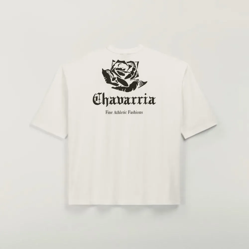 Willy Chavarria x adidas Camiseta Logo Chavarria PV Off White - Droper