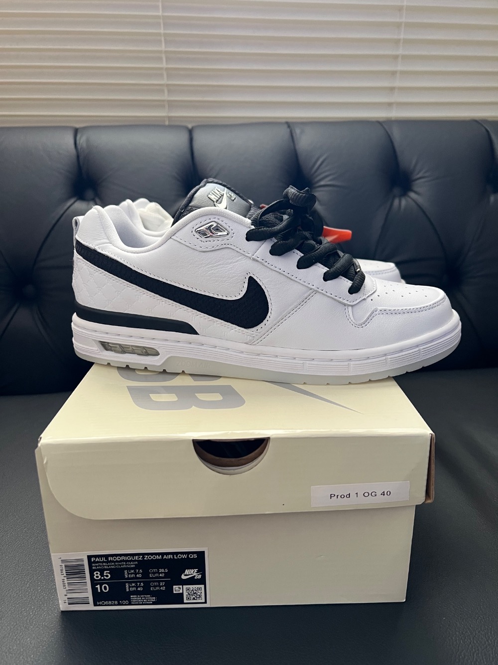 Nike SB P-Rod 1 OG White Black