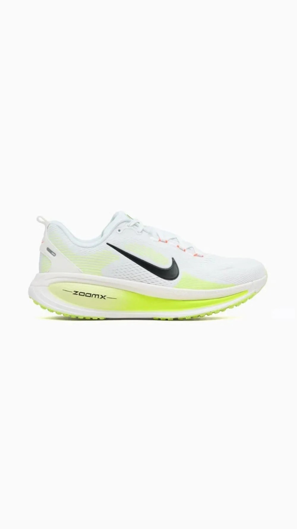 Nike Vomero 18 White Volt Barely Black — 44, Novo