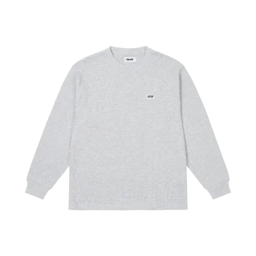 Crewneck Palace Basically A Thermal Longsleeve Grey Marl
