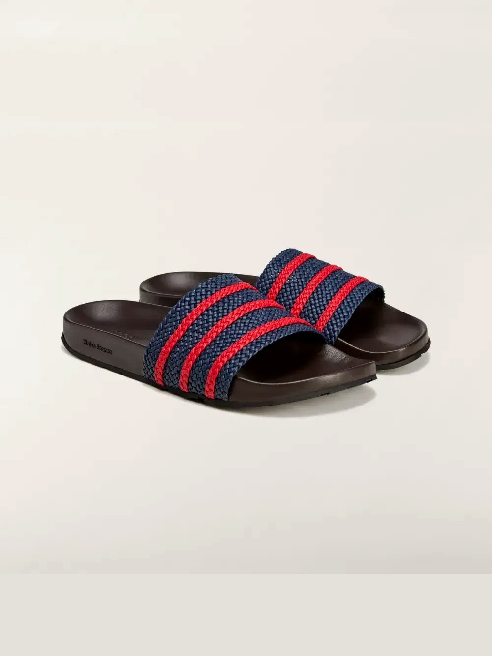 Wales Bonner x adidas Adilette Night Indigo Better Scarlet Dark Brown