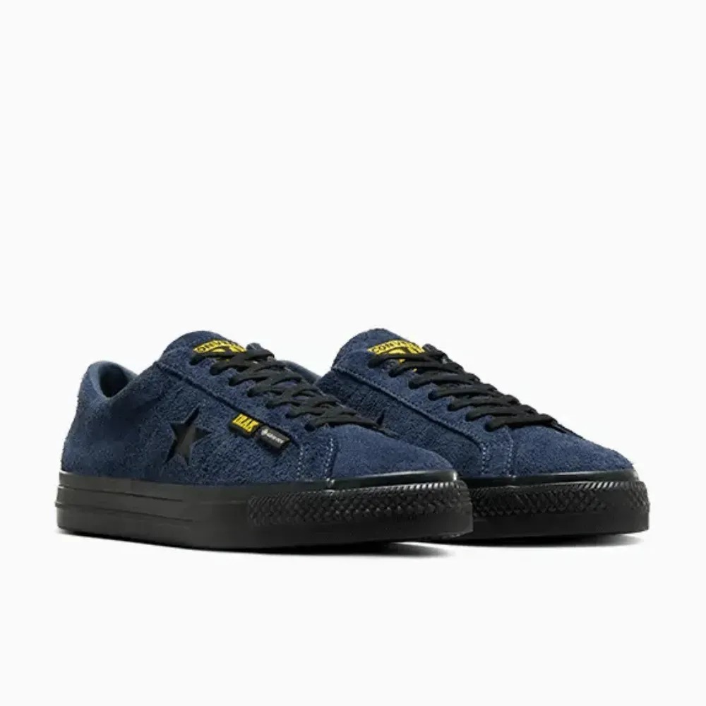 Irak x Converse One Star Pro Navy Black Vibrant Yellow