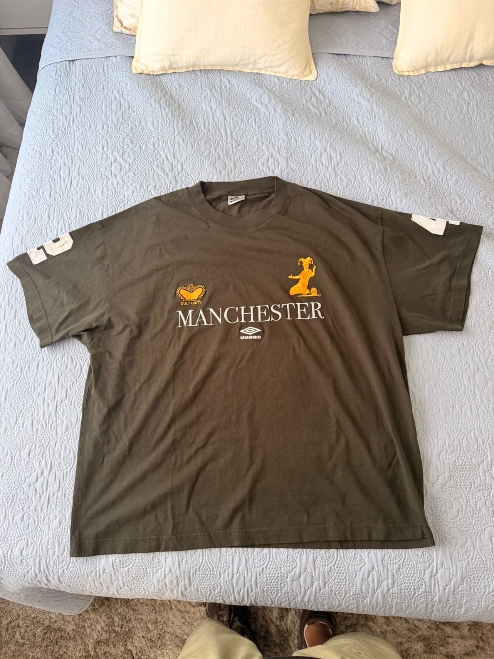 Camiseta Umbro Manc Dark Green — G, Novo