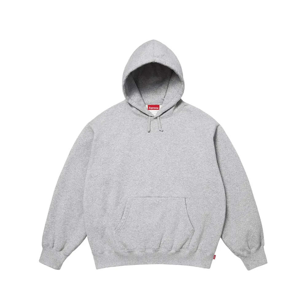Moletom Supreme Satin Appliqué Heather Grey SS26-W9 - Droper
