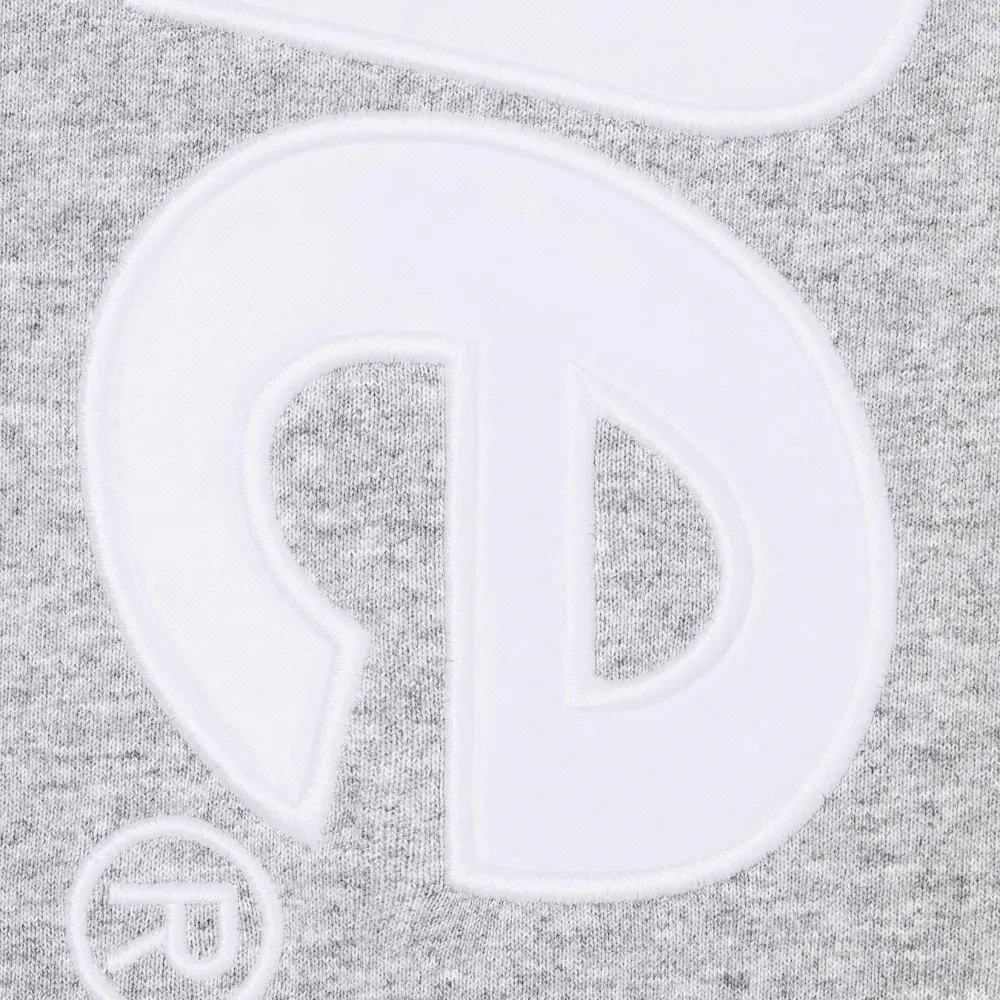 Moletom Supreme Satin Appliqué Heather Grey SS26-W9 - Droper