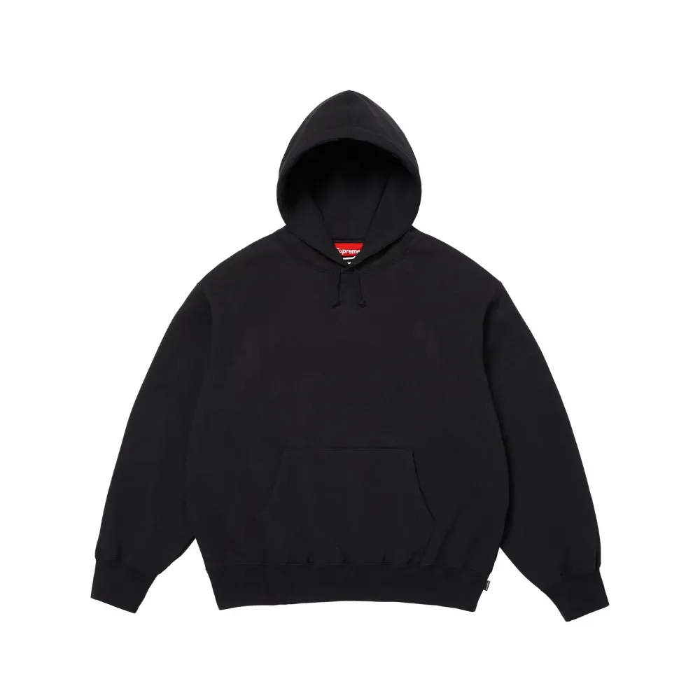 Moletom Supreme Satin Appliqué Black SS26-W9 - Droper