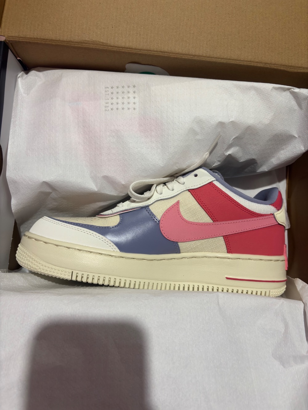 Nike Air Force 1 Shadow Sail Coral Chalk