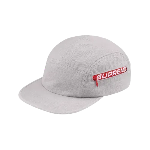Boné Supreme Side Zip Camp Grey SS26-W9 - Droper