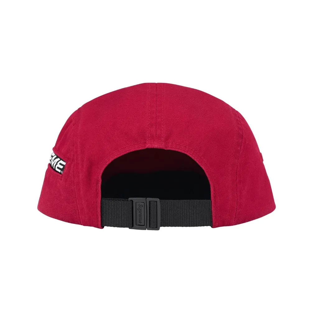 Boné Supreme Side Zip Camp Red SS26-W9 - Droper
