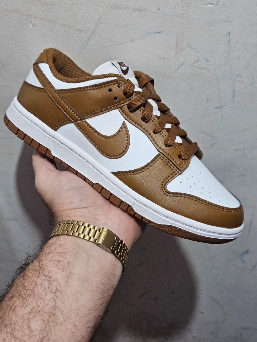 Nike Dunk Low Sail White Light British Tan — 37 / 38 / 39, Novo