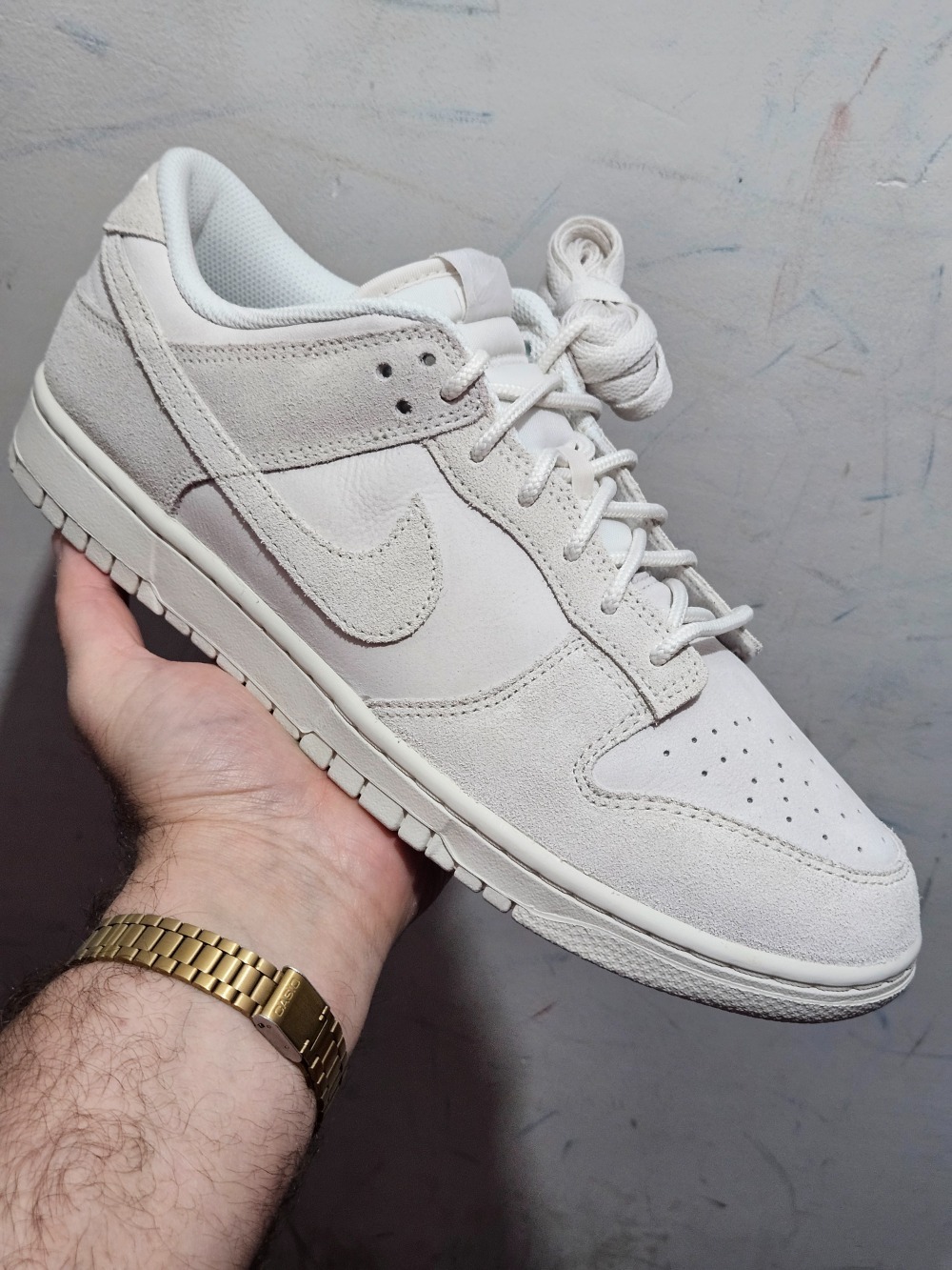 Nike Dunk Low Retro SE Phantom White — 44, Novo