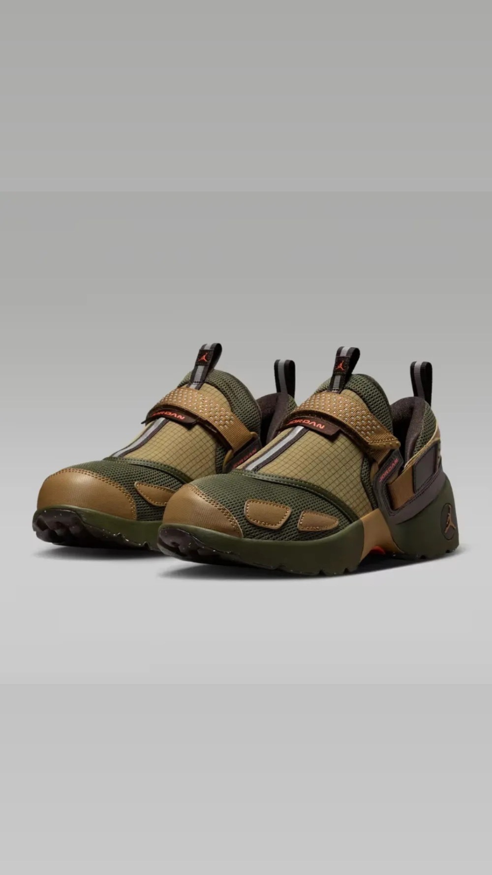 Air Jordan Trunner LX Castanho Kelp Caqui Cargo Wild Mango — 37 / 38 / 39 / 40 / 41 / 42 / 43, Novo