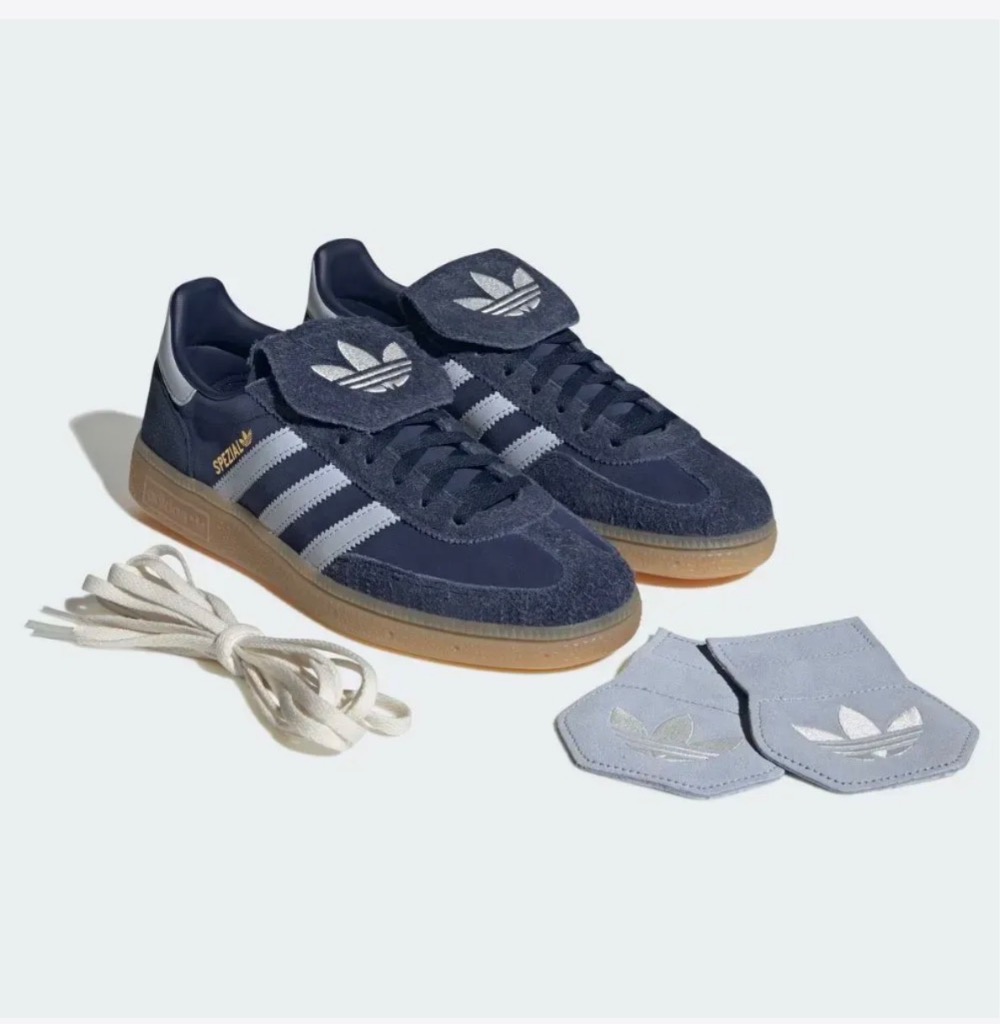 adidas Handball Spezial LT Dark Blue Crystal Sky Off White — 38, Novo