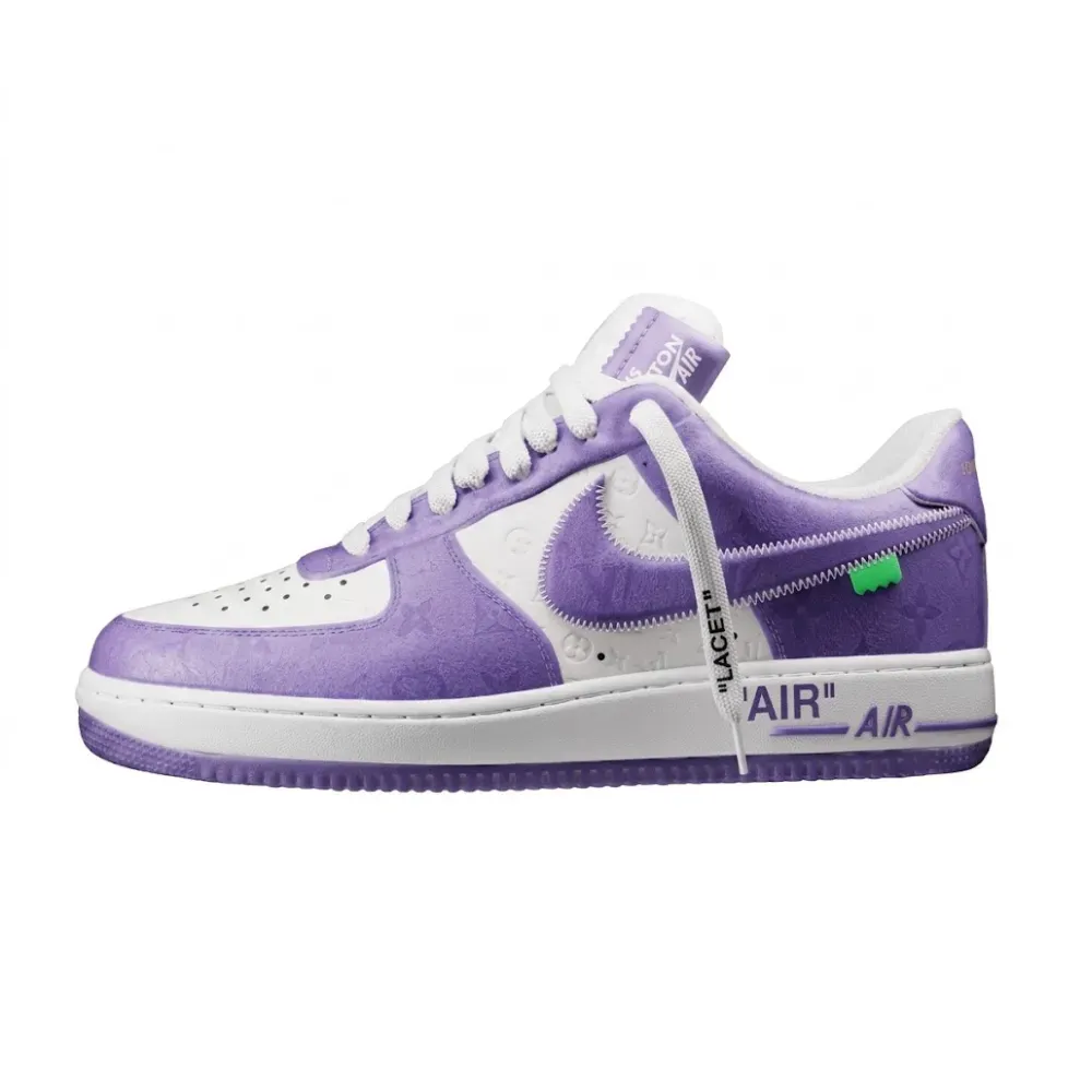 Louis Vuitton x Nike Air Force 1 Low By Virgil A Purple - Droper