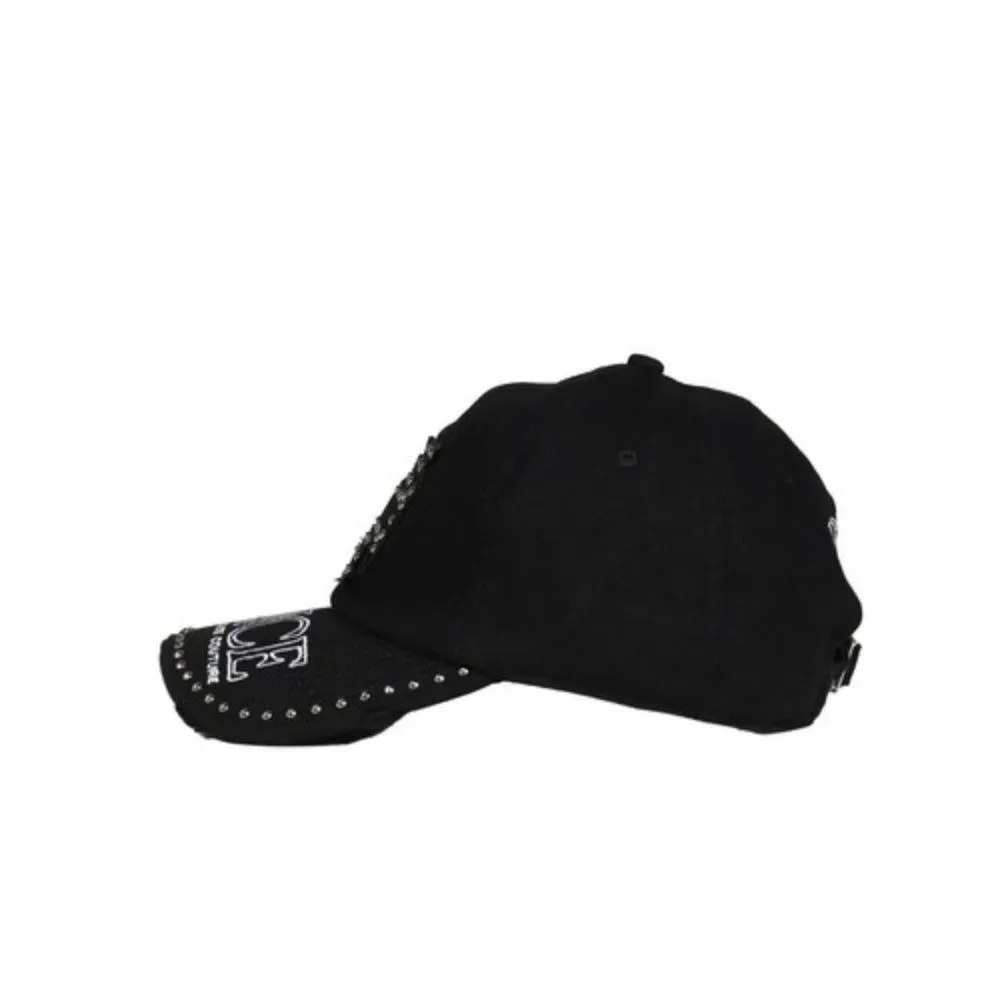 Boné Alice Hollywood Atelier Silver Hardware Black - Droper