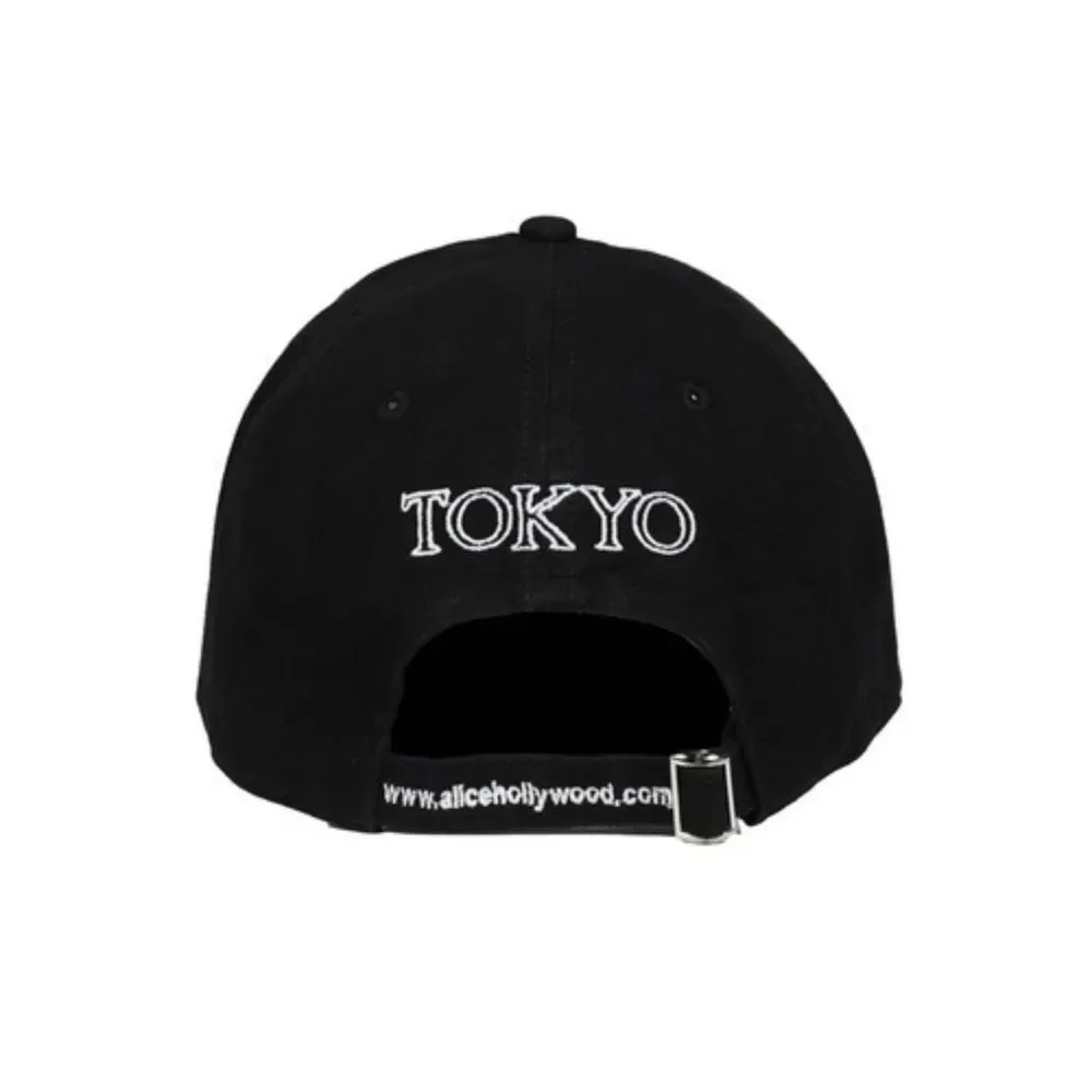 Boné Alice Hollywood Atelier Silver Hardware Black - Droper