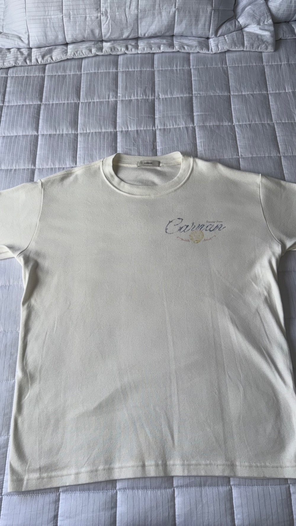 Camiseta Carnan Boat Heavy T-shirt Off-White