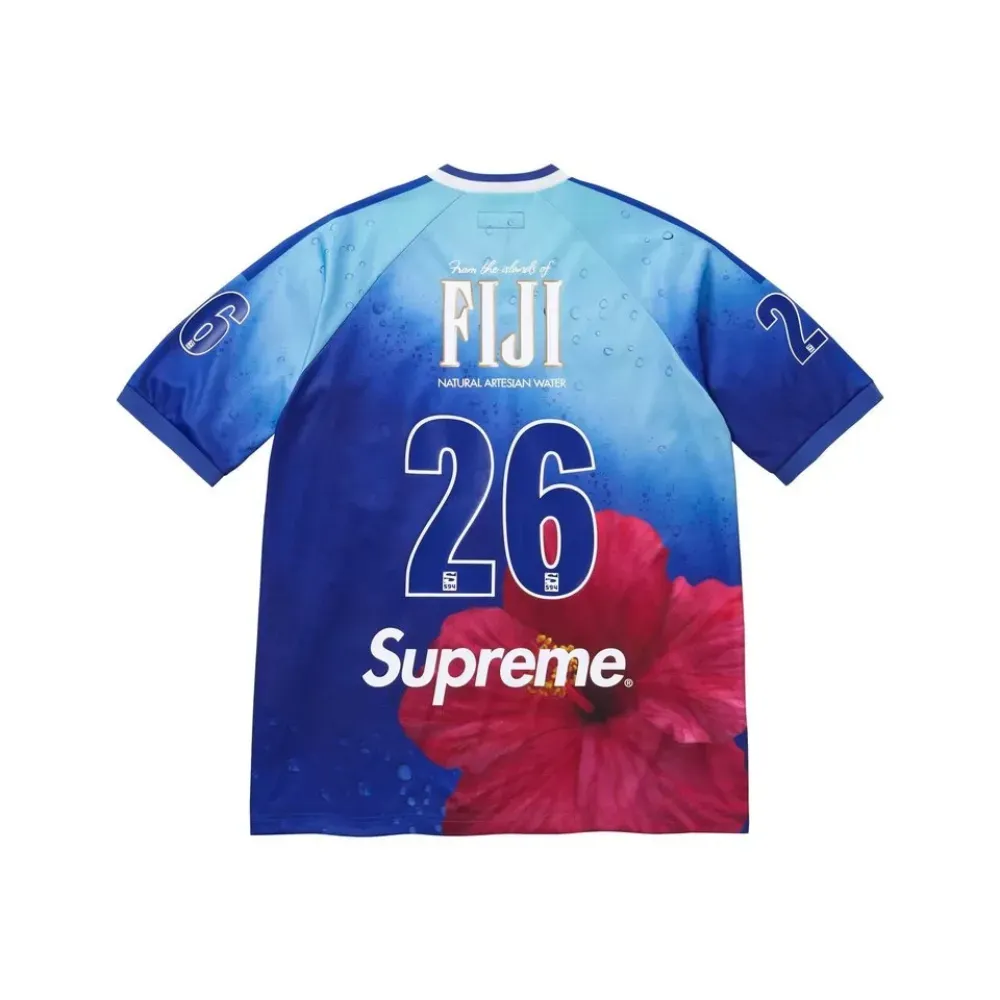 き*ん様 Supreme FIJI Soccer Jersey ブルー 値下げあ Fiji x Supreme Camiseta Soccer Jersey Multicolor SS26-W9 - Droper