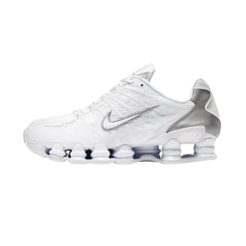 Nike Shox TL White Metallic Silver