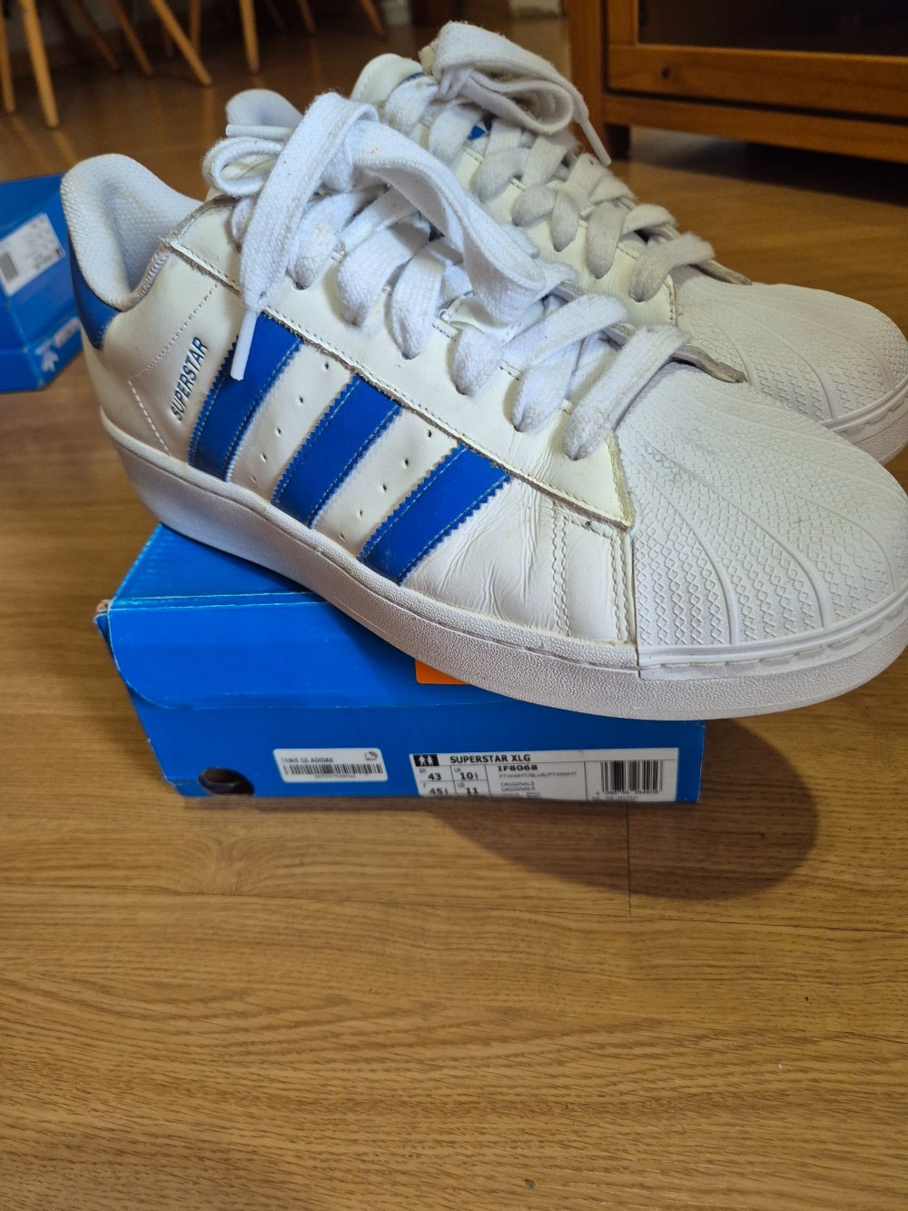 adidas Superstar XLG Cloud White Blue
