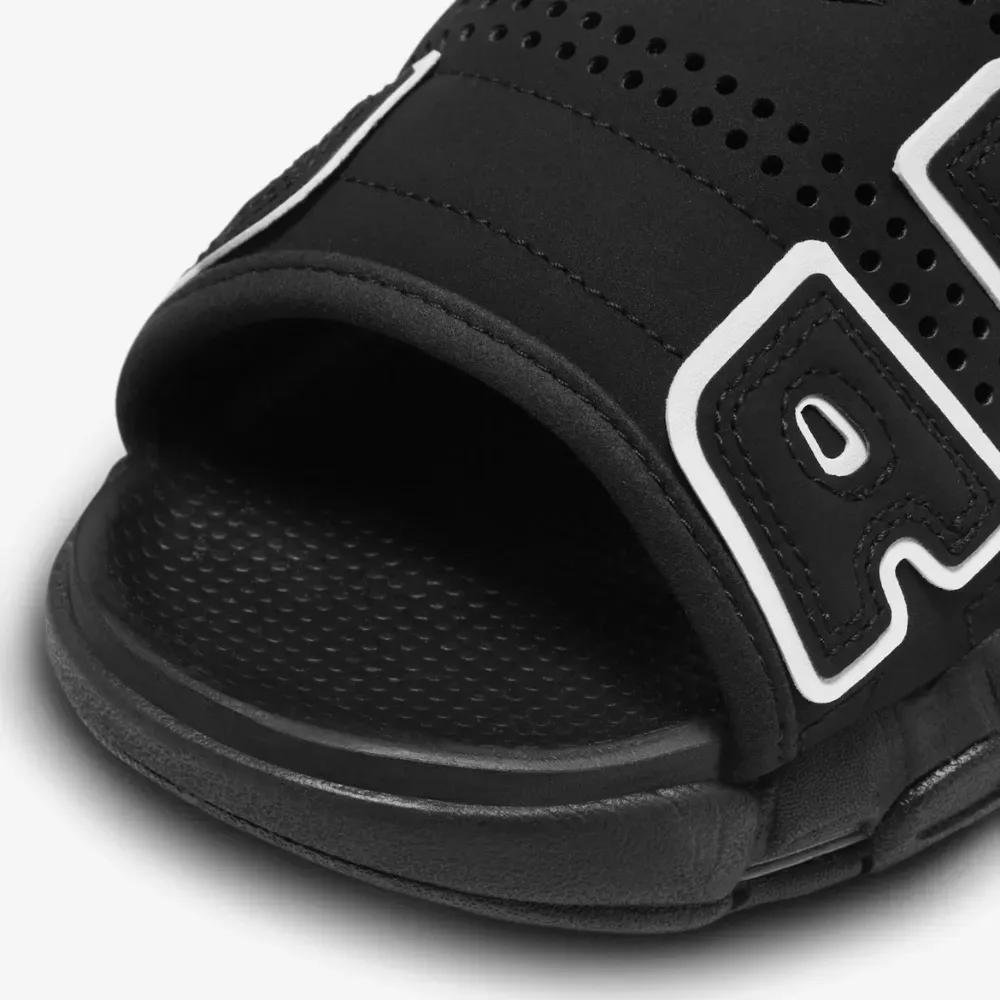 Nike Air More Uptempo Slide Black - Droper