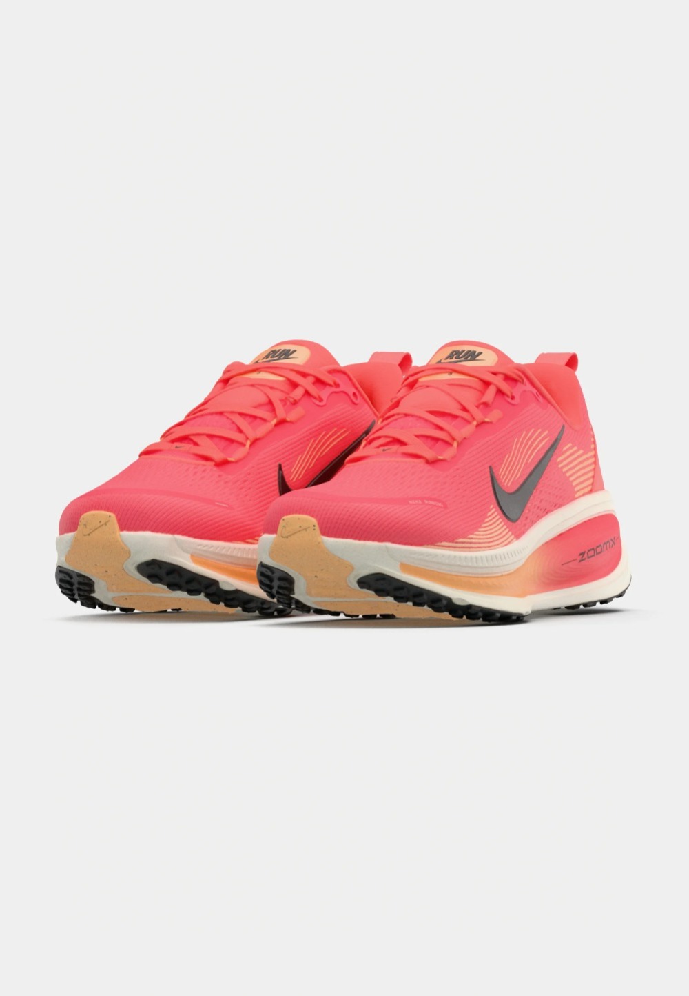 Nike Vomero 18 Hot Lava Chalk Orange Pulse Black — 38, Novo