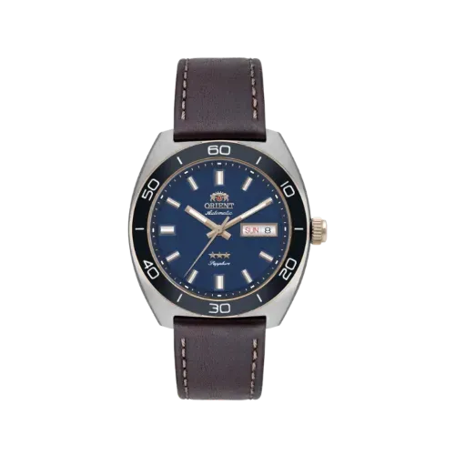 Relógio Orient Automatic 3 Stars Elegance Navy 39 mm
