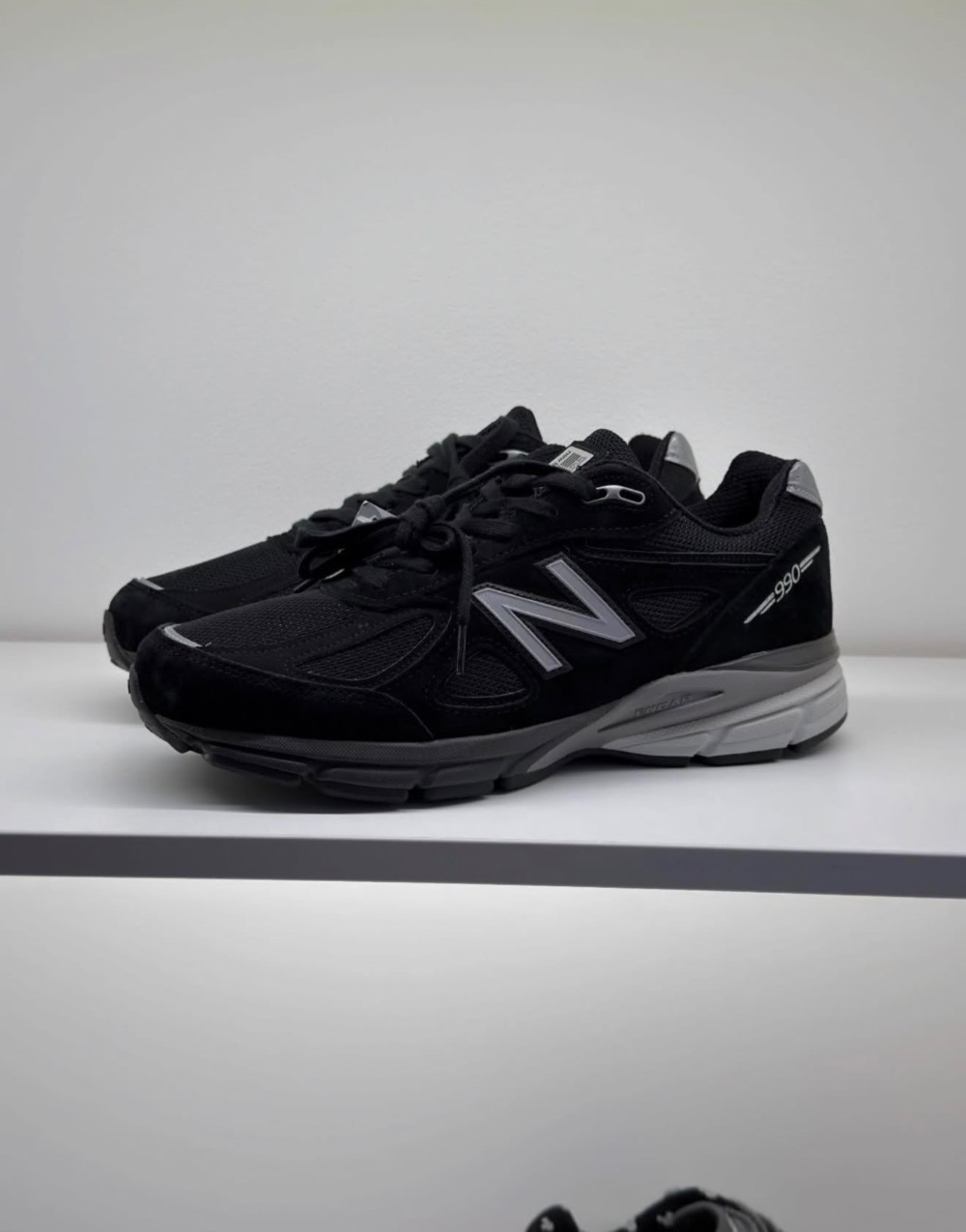 New Balance 990v4 Made in USA Black Silver